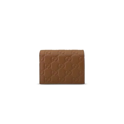 GUCCI GG EMBLEM SMALL WALLET 847207 (11*8.5*3cm)